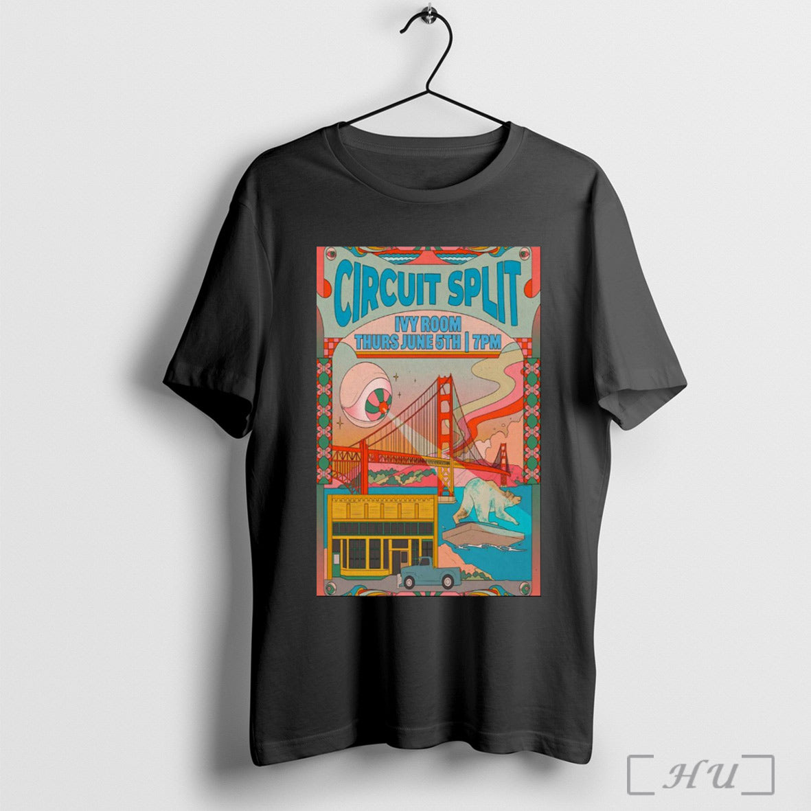 Poster Circuit Splits New Tour Thurs June 5th 2025 - Adult & Kids T-Shirts, Sweatshirts & Hoodies apparel design preview 1