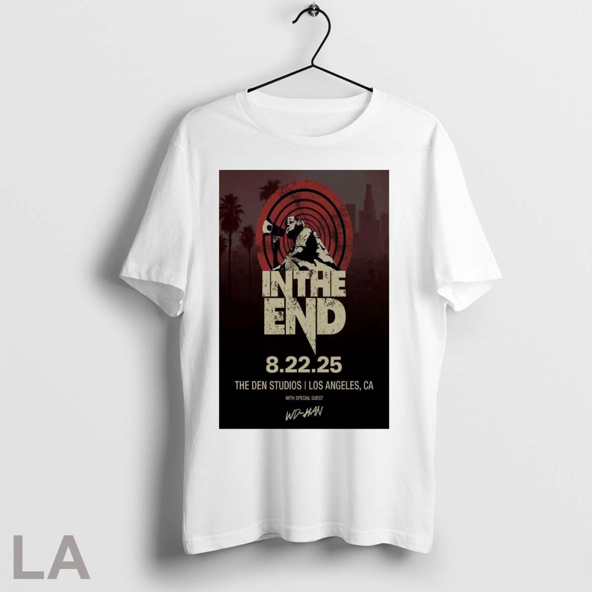 Poster In The End August 22 2025 Den Studios Los - Adult & Kids T-Shirts, Sweatshirts & Hoodies apparel design preview 1