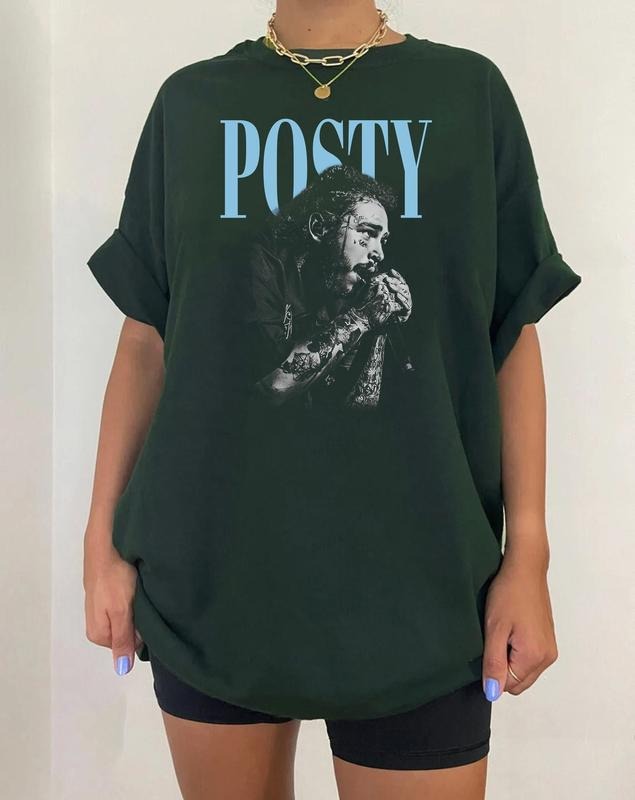 Posty Signature Post Tour 2024 Gif Fan Malone Howdy - Adult & Kids T-Shirts, Sweatshirts & Hoodies apparel design preview 1