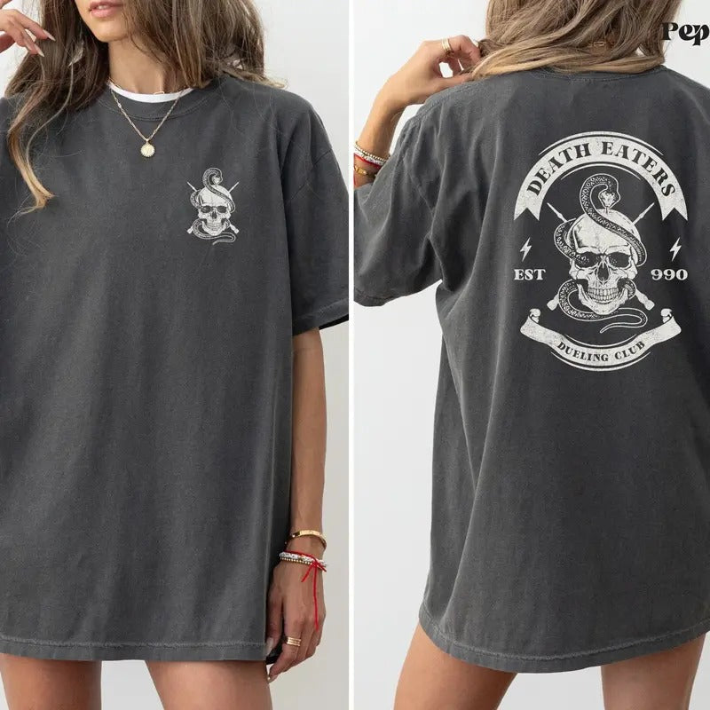 Potter Death Eater Malfoy Bellatrix Voldemort Acotar - Adult & Kids T-Shirts, Sweatshirts & Hoodies apparel design preview 1