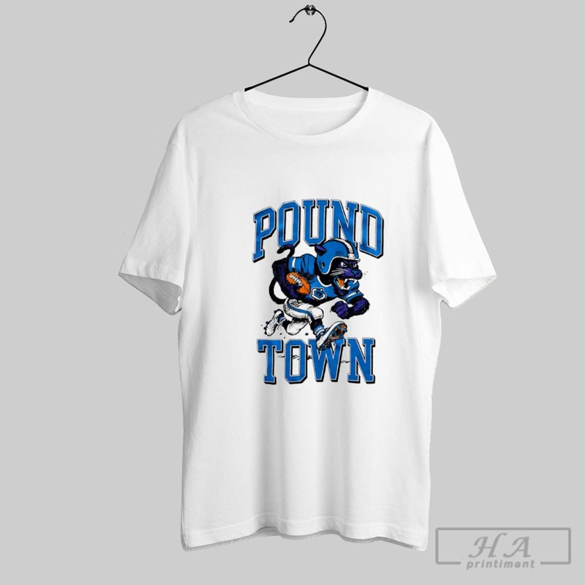 Pound Town Panther Football - Adult & Kids T-Shirts, Sweatshirts & Hoodies apparel design preview 1
