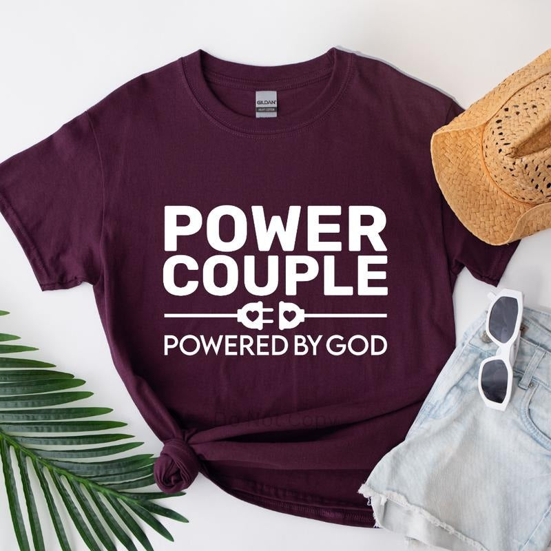 Power Couple Screen Print Transfer - Adult & Kids T-Shirts, Sweatshirts & Hoodies apparel design preview 1