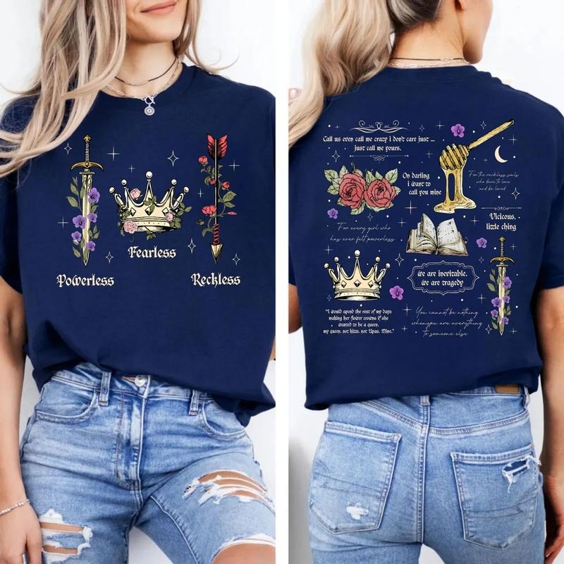 Powerless Bookish Fan Fearless Kai Azer I Love You - Adult & Kids T-Shirts, Sweatshirts & Hoodies apparel design preview 1