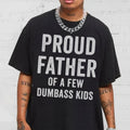 Pr0ud Father Few Funny Papa Dad Grandpa - Adult & Kids T-Shirts, Sweatshirts & Hoodies apparel design preview 1