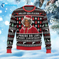 Praise The Lort Merry Christmurr Ugly Christmas Sweater - Gift Idea product image