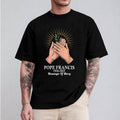 Pray Pope Francis Christian Crew Neck Short Sleeve - Adult & Kids T-Shirts, Sweatshirts & Hoodies apparel design preview 1