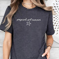 Pregnant Girl Summer Pregnancy Baby Announcement - Adult & Kids T-Shirts, Sweatshirts & Hoodies apparel design preview 1