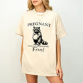 Pregnant Raccoon Feral Funny Pregnancy Im Soon Be Mom - Adult & Kids T-Shirts, Sweatshirts & Hoodies apparel design preview 1