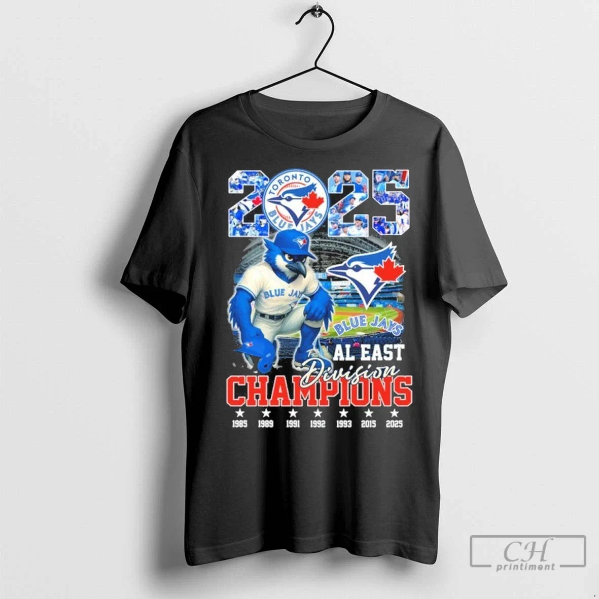 Premium 2025 Al East Division Champions Toronto Blue - Adult & Kids T-Shirts, Sweatshirts & Hoodies apparel design preview 1