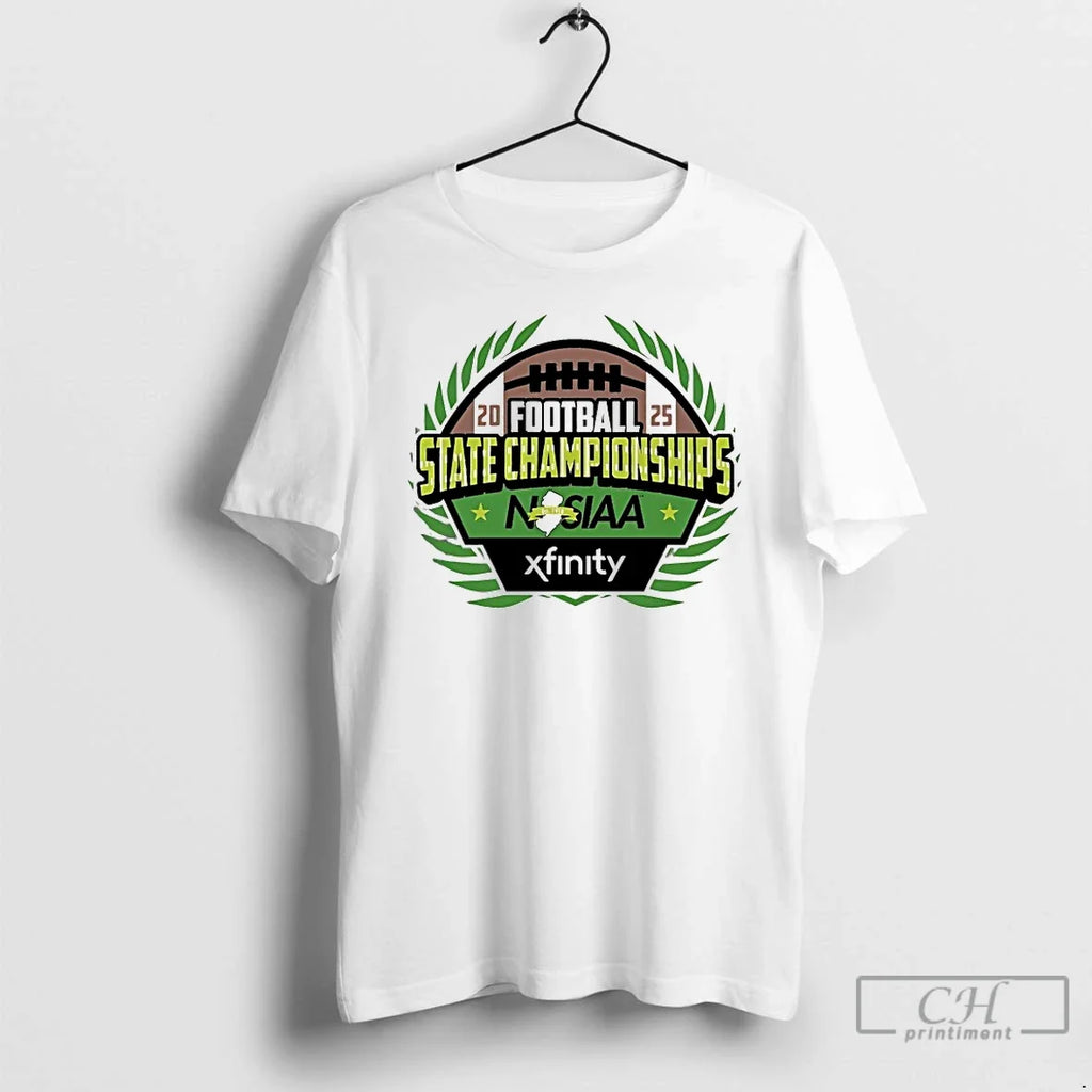 2025 Football State Championships Njsiaa Xfinity - Adult & Kids T-Shirts, Sweatshirts & Hoodies apparel design preview 1