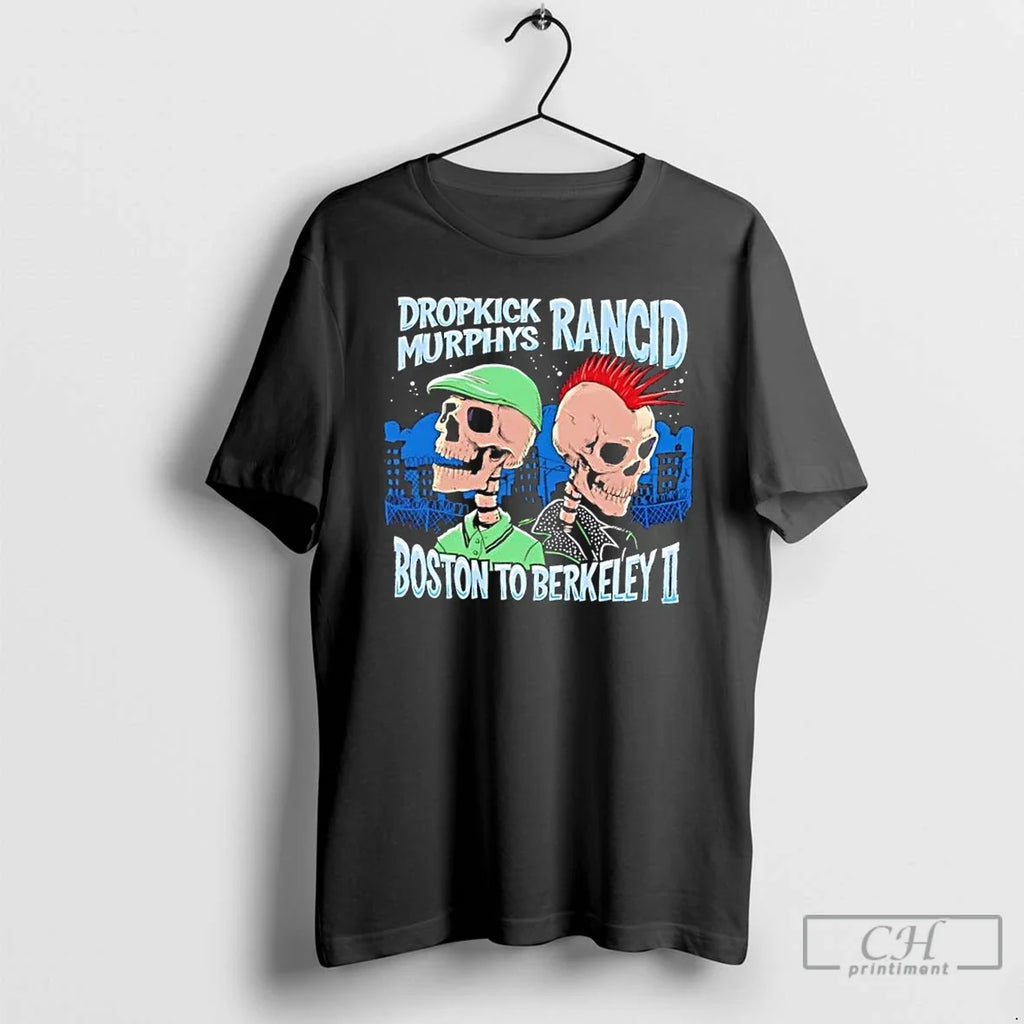 2025 Skeletons Dropkick Murphys Rancid Boston - Adult & Kids T-Shirts, Sweatshirts & Hoodies apparel design preview 1