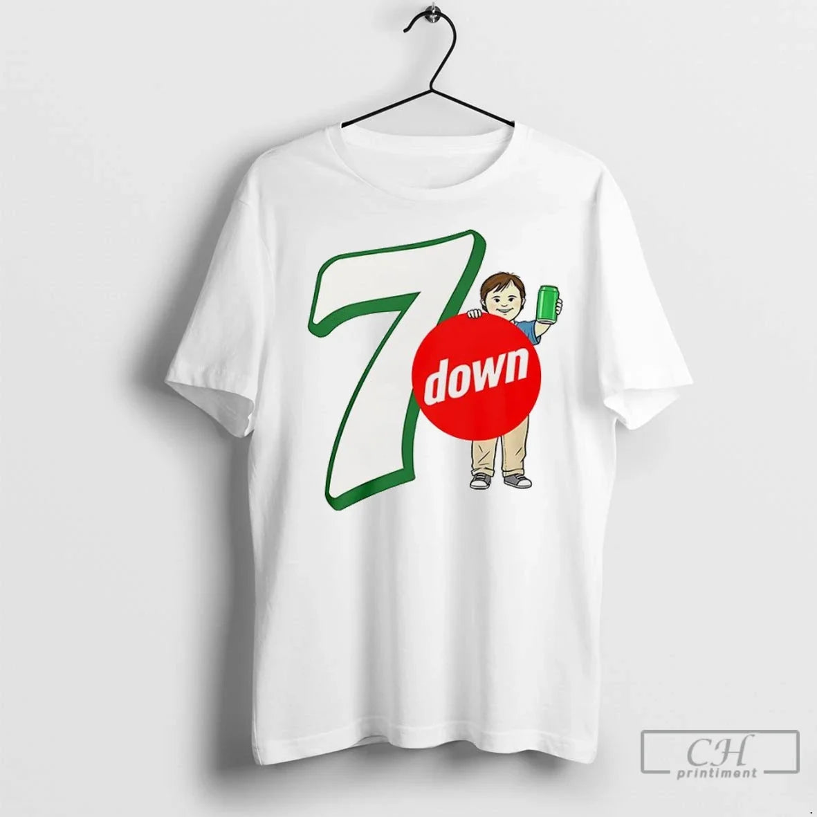 Premium 7 Down Cartoon - Adult & Kids T-Shirts, Sweatshirts & Hoodies apparel design preview 1