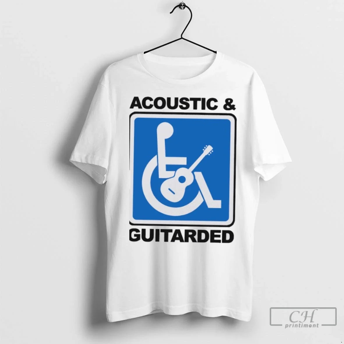 Premium Acoustic And Guitarded - Adult & Kids T-Shirts, Sweatshirts & Hoodies apparel design preview 1