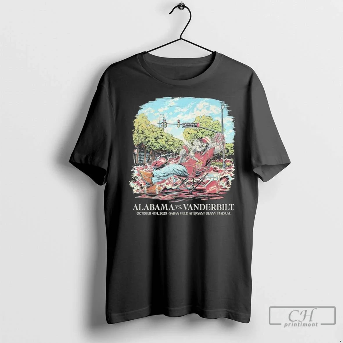 Premium Alabama Vs Vanderbilt 2025 Vintage - Adult & Kids T-Shirts, Sweatshirts & Hoodies apparel design preview 1