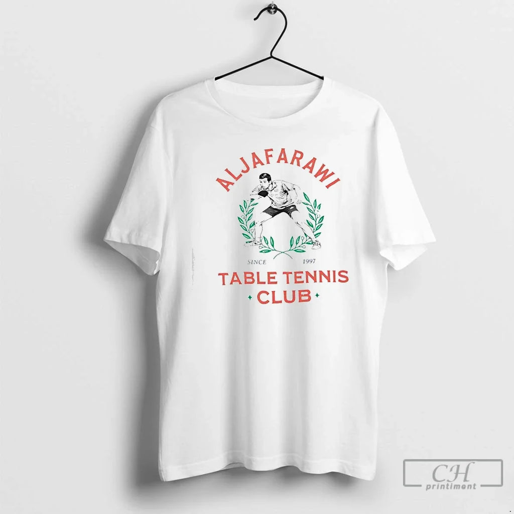 Aljafarawi Table Tennis Club Since 1997 - Adult & Kids T-Shirts, Sweatshirts & Hoodies apparel design preview 1