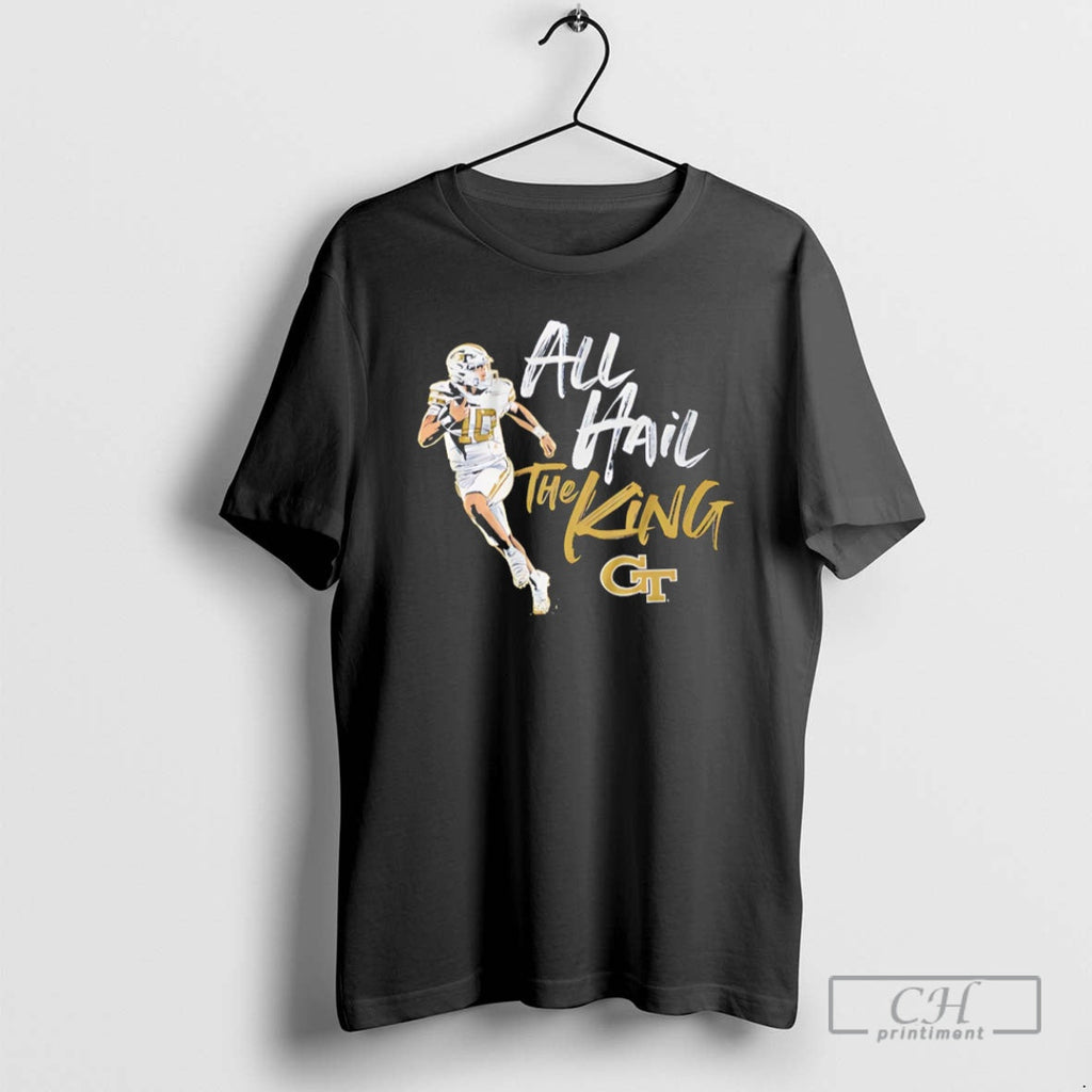 All Hail Haynes King Georgia Tech Football - Adult & Kids T-Shirts, Sweatshirts & Hoodies apparel design preview 1