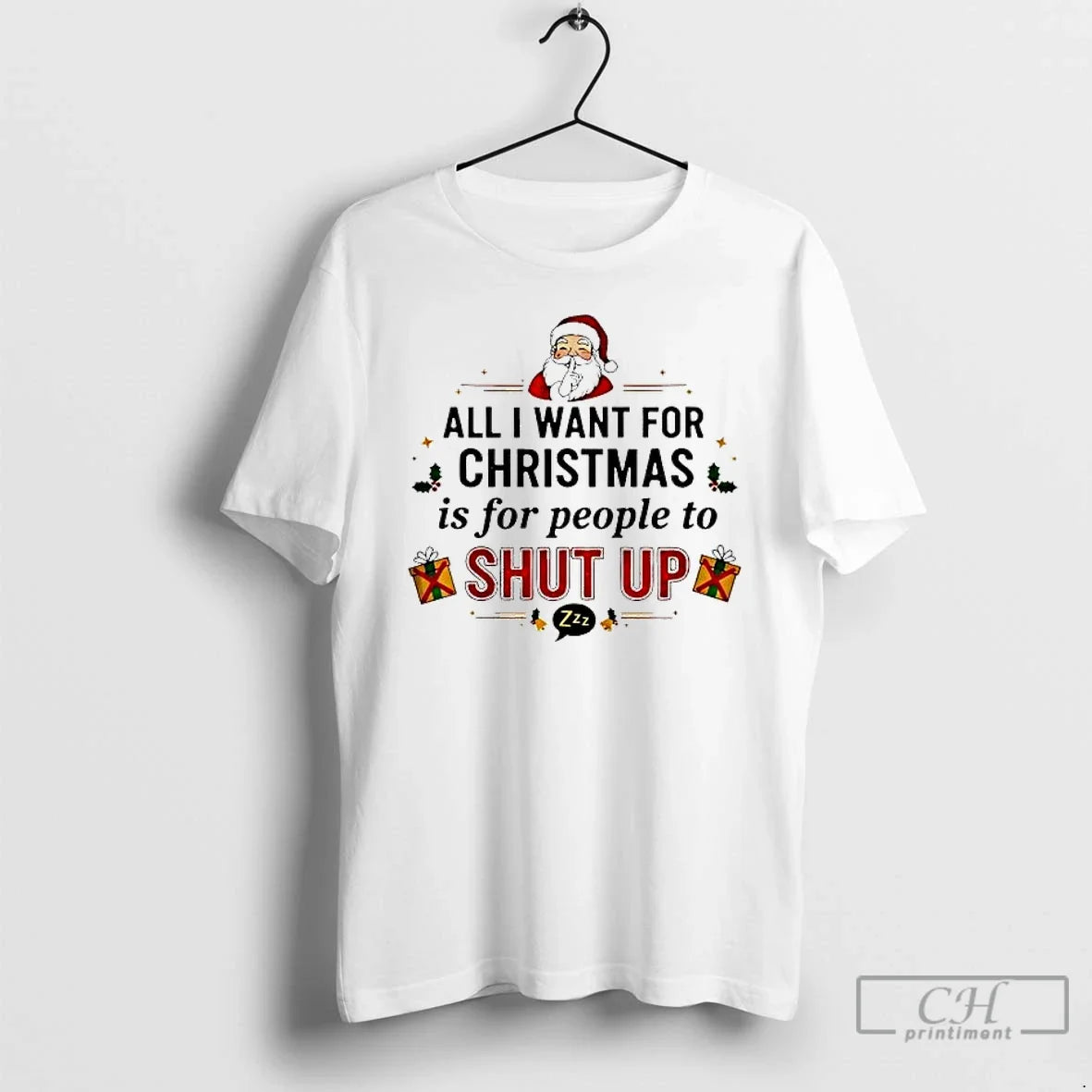 All I Want Is People Shut Up - Adult & Kids T-Shirts, Sweatshirts & Hoodies apparel design preview 1