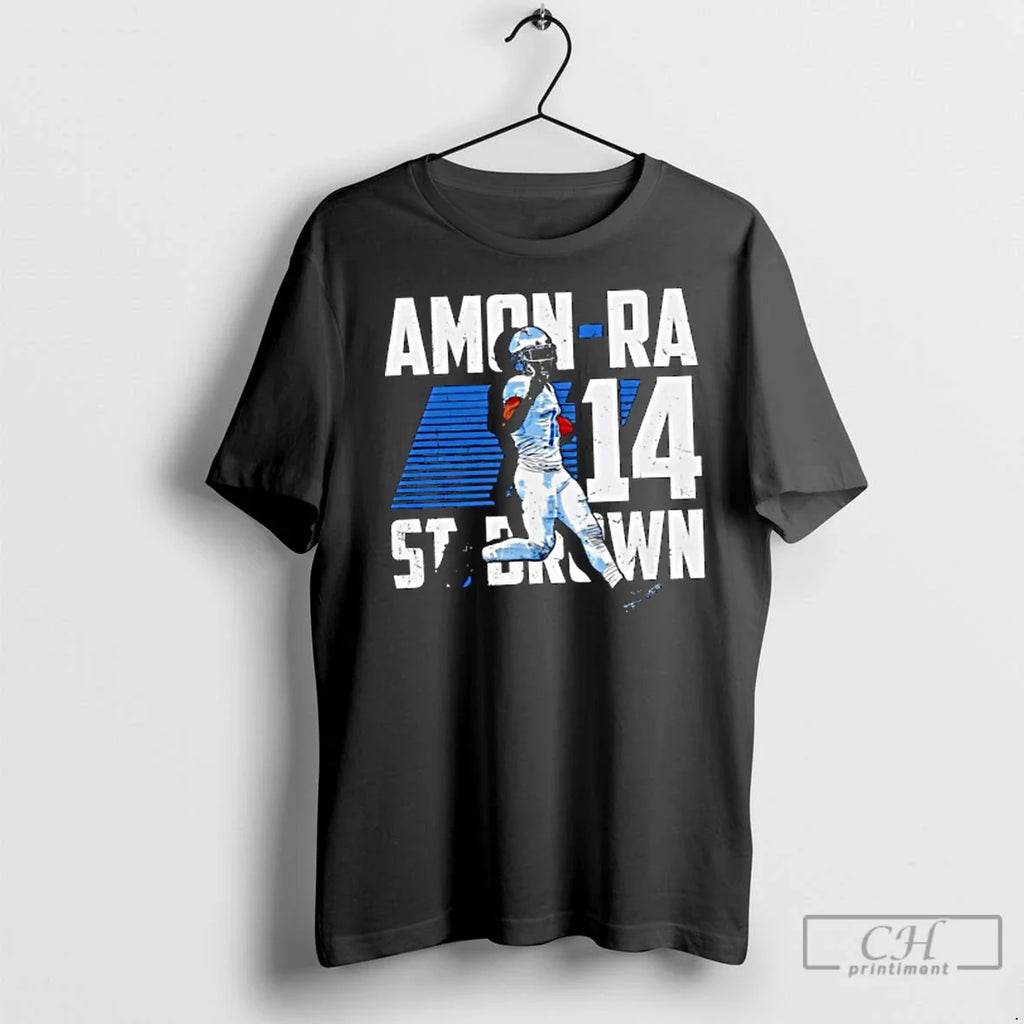 Premium Amon Ra St Brown Detroit Player Name - Adult & Kids T-Shirts, Sweatshirts & Hoodies apparel design preview 1