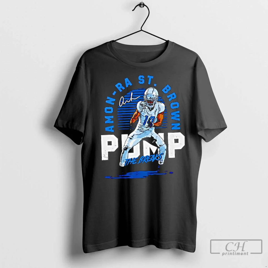 Premium Amon Ra St Brown Detroit Td Celebration - Adult & Kids T-Shirts, Sweatshirts & Hoodies apparel design preview 1