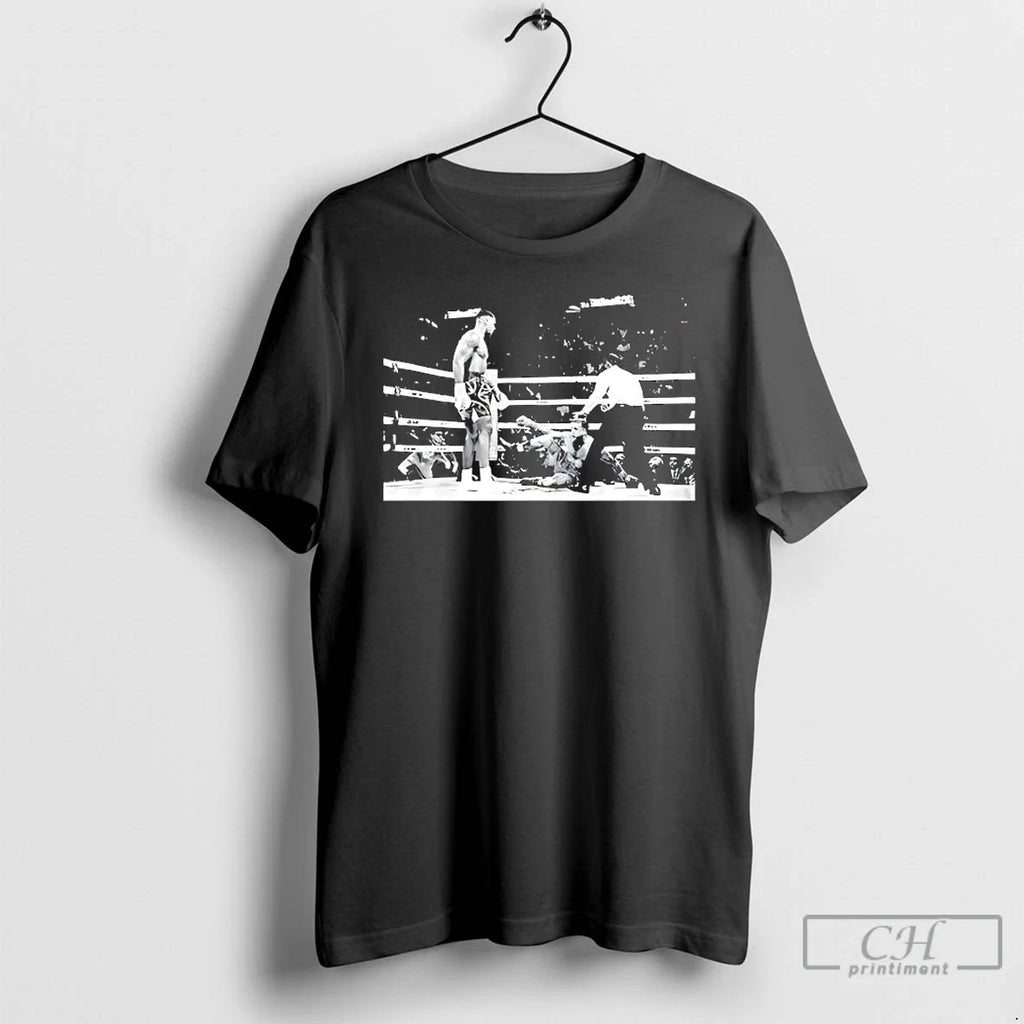 Anthony Joshua Knocks Out Jake Paul - Adult & Kids T-Shirts, Sweatshirts & Hoodies apparel design preview 1