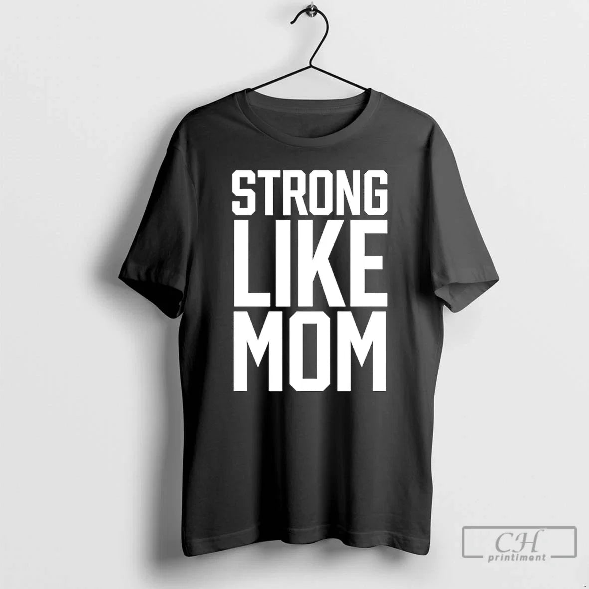 Ariel Dancing That Says Strong Like Mom - Adult & Kids T-Shirts, Sweatshirts & Hoodies apparel design preview 1