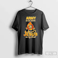 Army Black Knights My Veins Jesus Heart - Adult & Kids T-Shirts, Sweatshirts & Hoodies apparel design preview 1