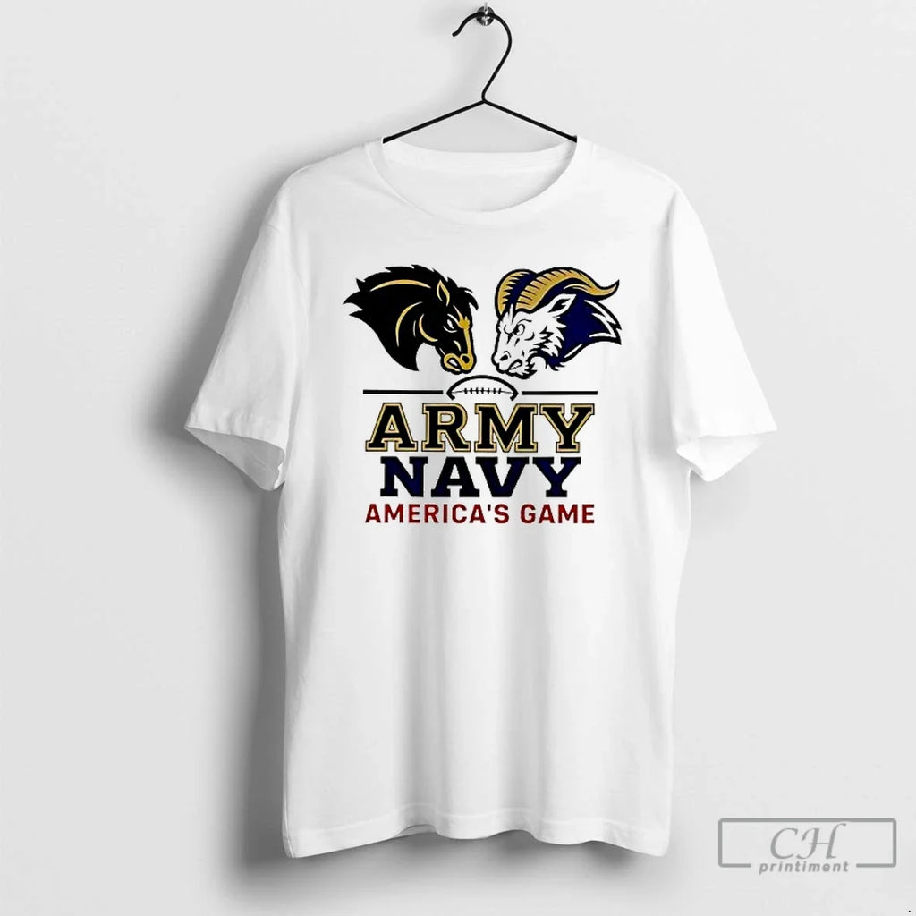 Army Vs Navy Americas Game Logo - Adult & Kids T-Shirts, Sweatshirts & Hoodies apparel design preview 1