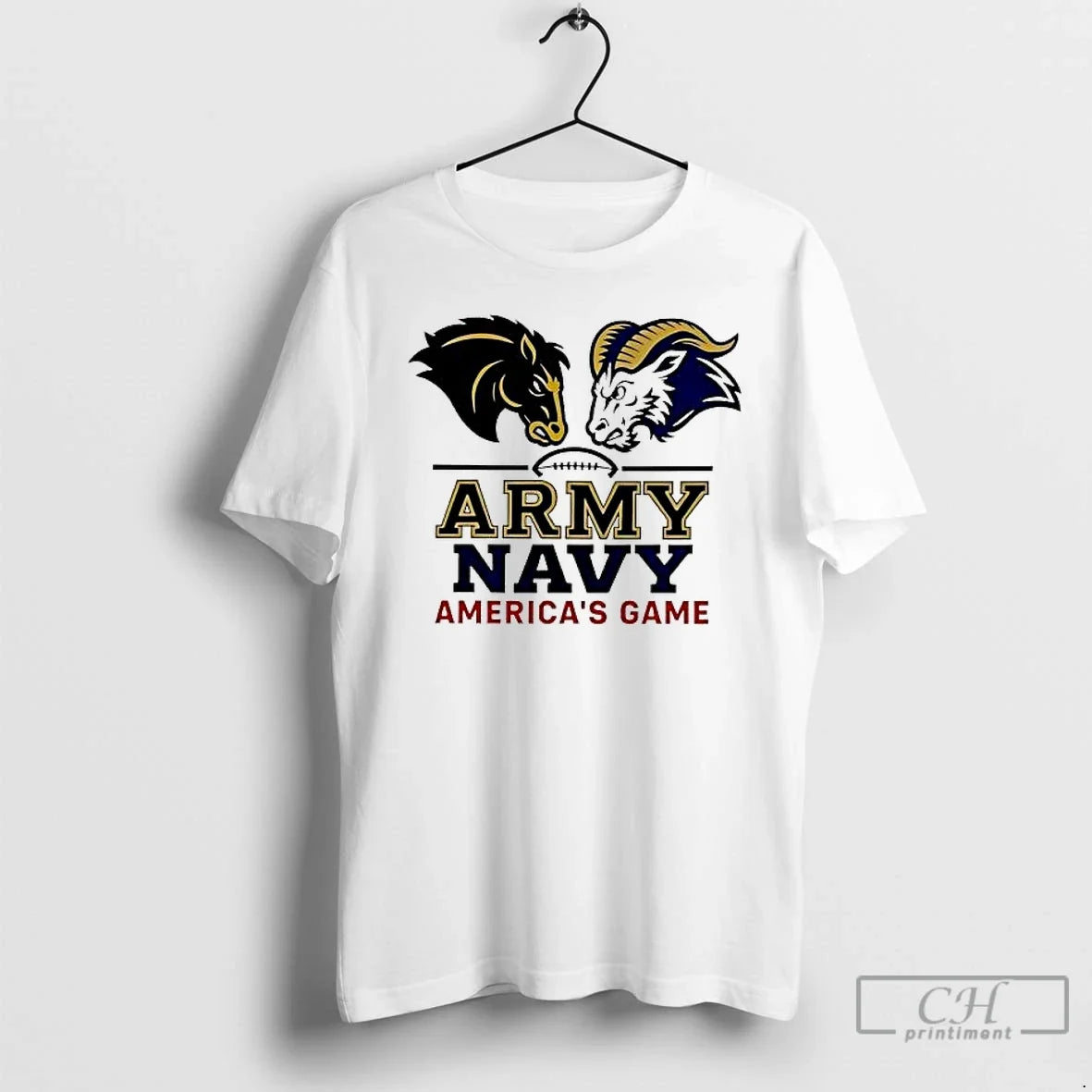 Army Vs Navy Americas Game Logo - Adult & Kids T-Shirts, Sweatshirts & Hoodies apparel design preview 1