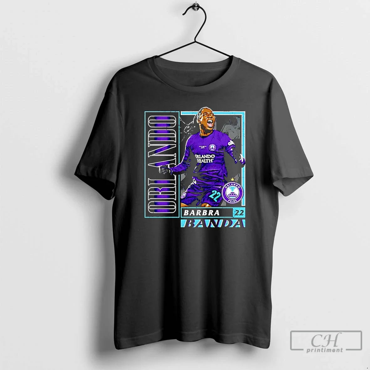 Barbra Banda Orlando Pride Vintage Card - Adult & Kids T-Shirts, Sweatshirts & Hoodies apparel design preview 1