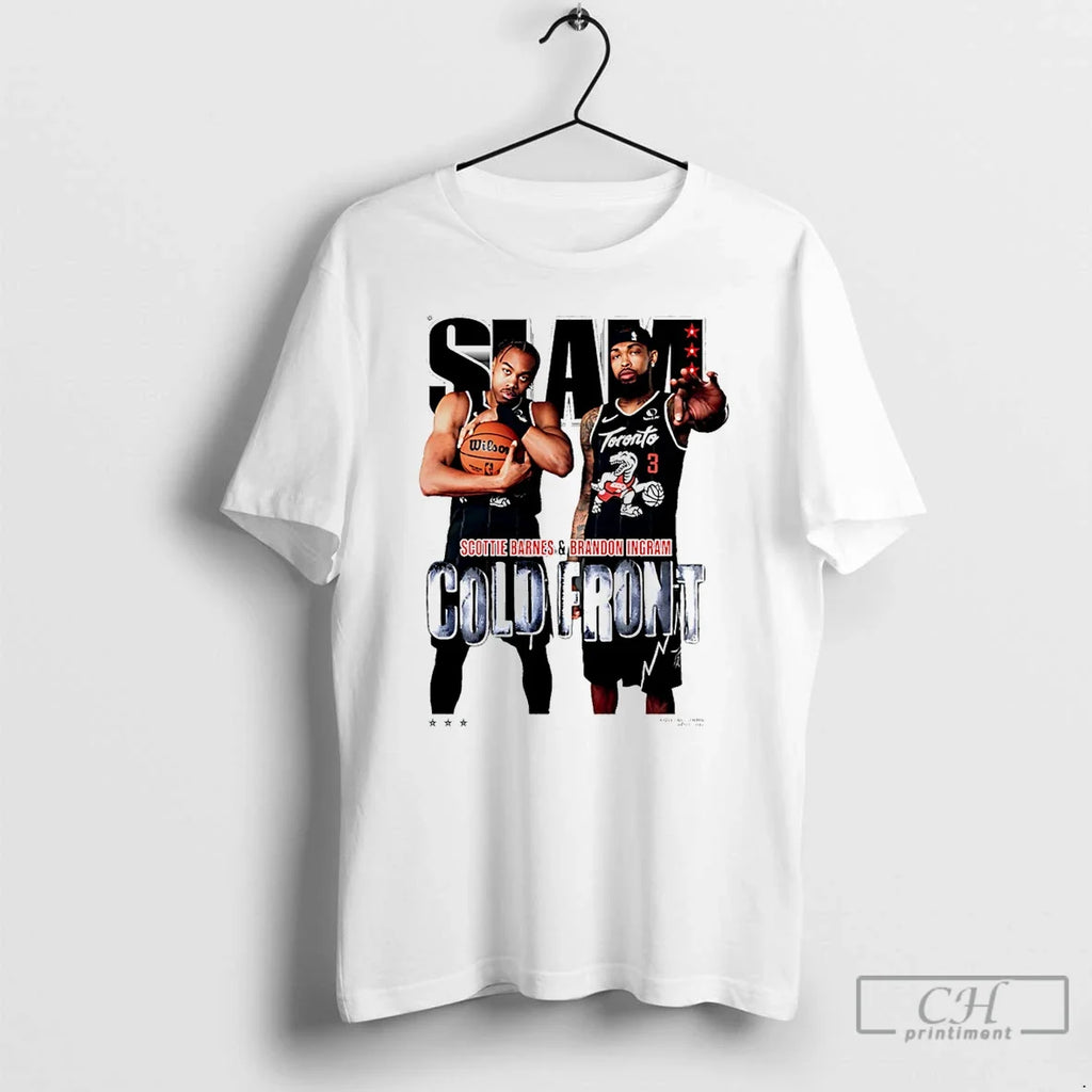 Barnes Ingram Toronto Raptors Cold Front Slam - Adult & Kids T-Shirts, Sweatshirts & Hoodies apparel design preview 1