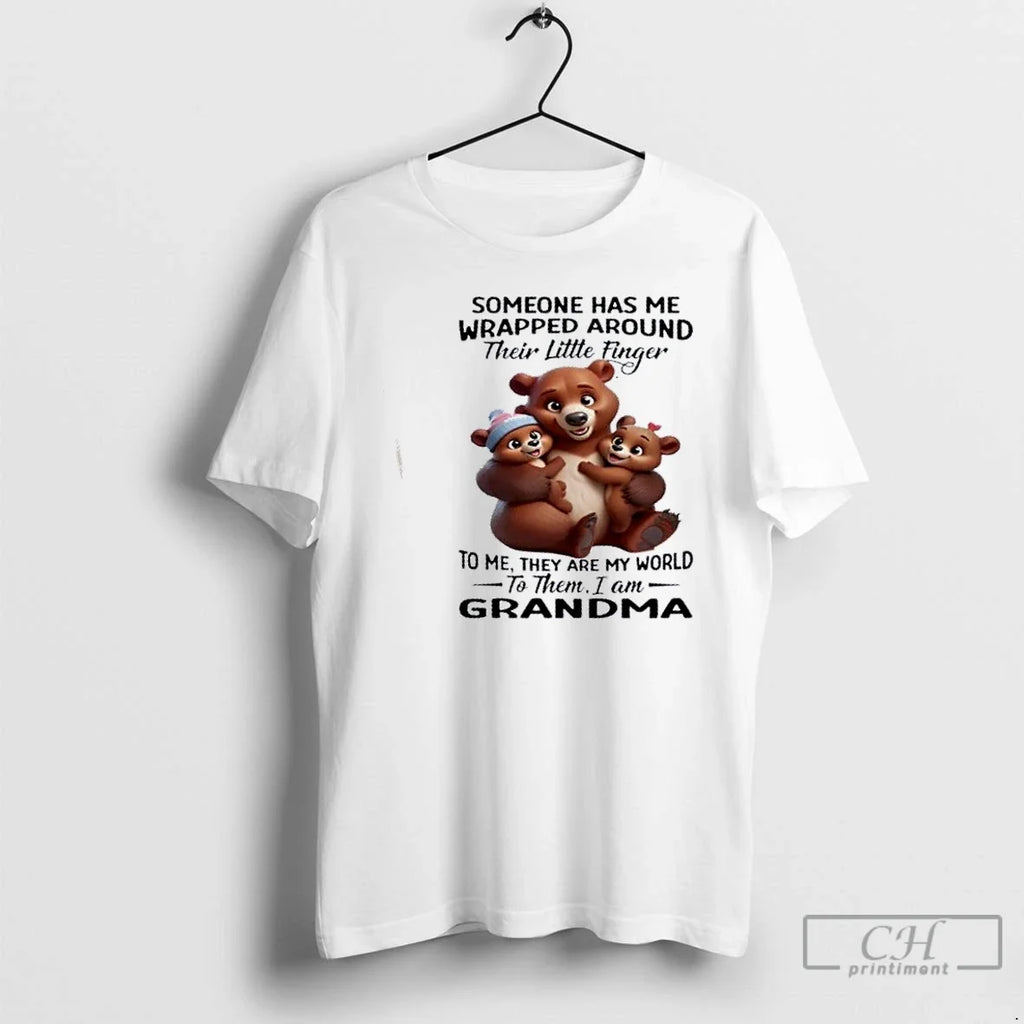 Bears Someone Has Me Wrapped Around Their Little - Adult & Kids T-Shirts, Sweatshirts & Hoodies apparel design preview 1