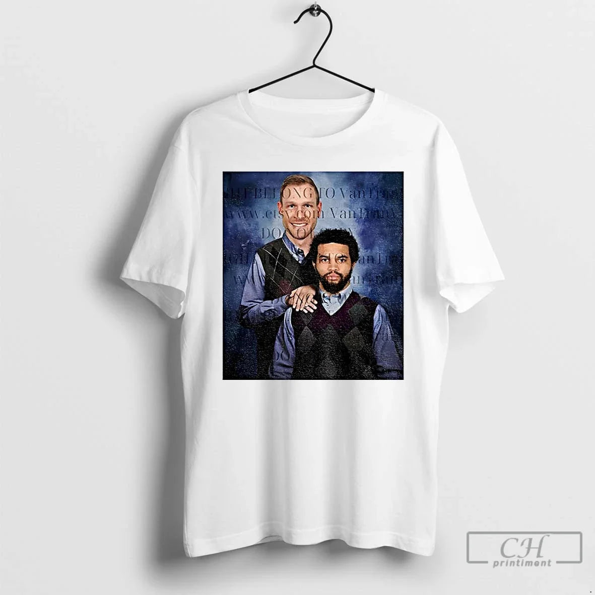 Ben Johnson Caleb Williams Chicago Football Step - Adult & Kids T-Shirts, Sweatshirts & Hoodies apparel design preview 1