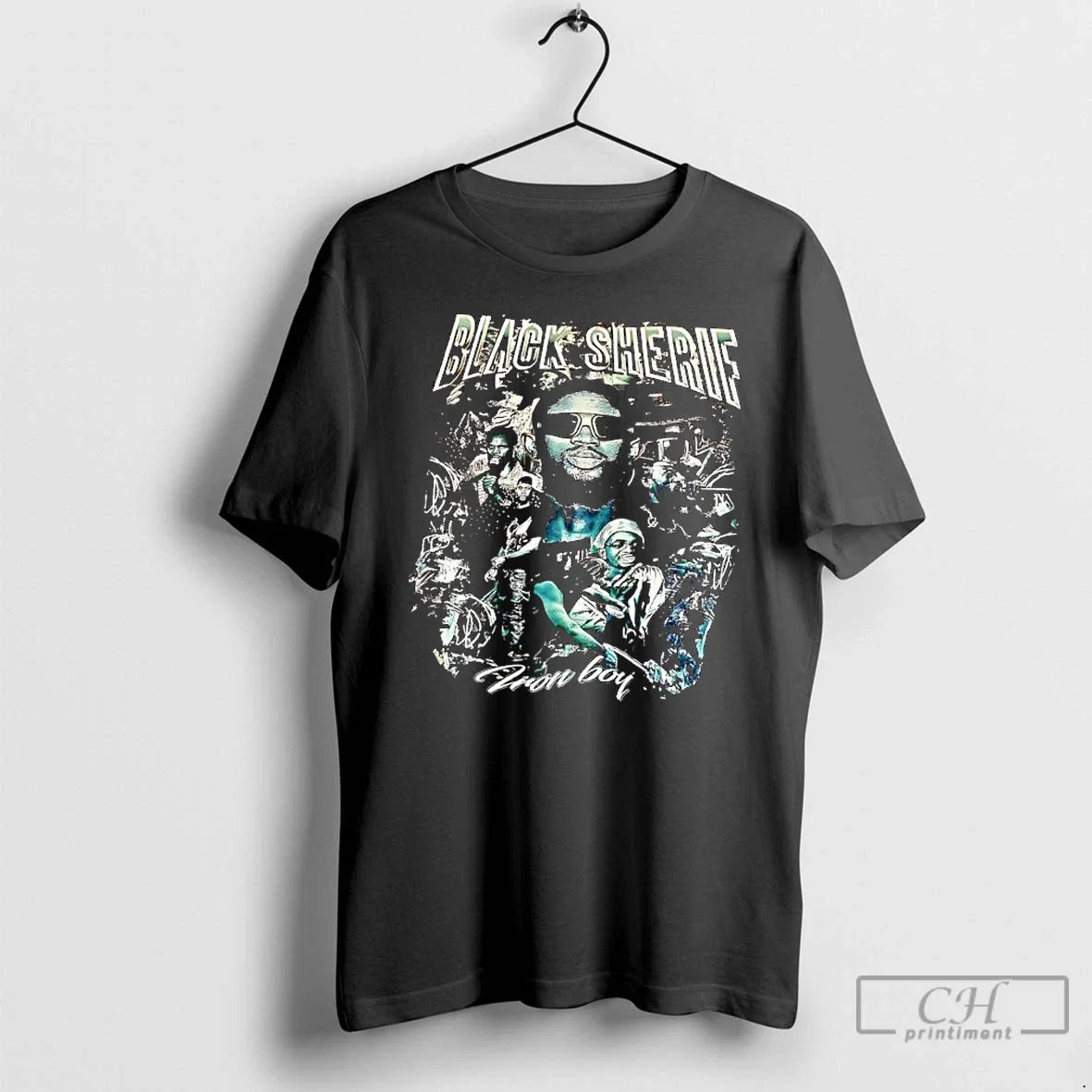 Black Sherif Iron Boy Ghanaian Musician - Adult & Kids T-Shirts, Sweatshirts & Hoodies apparel design preview 1