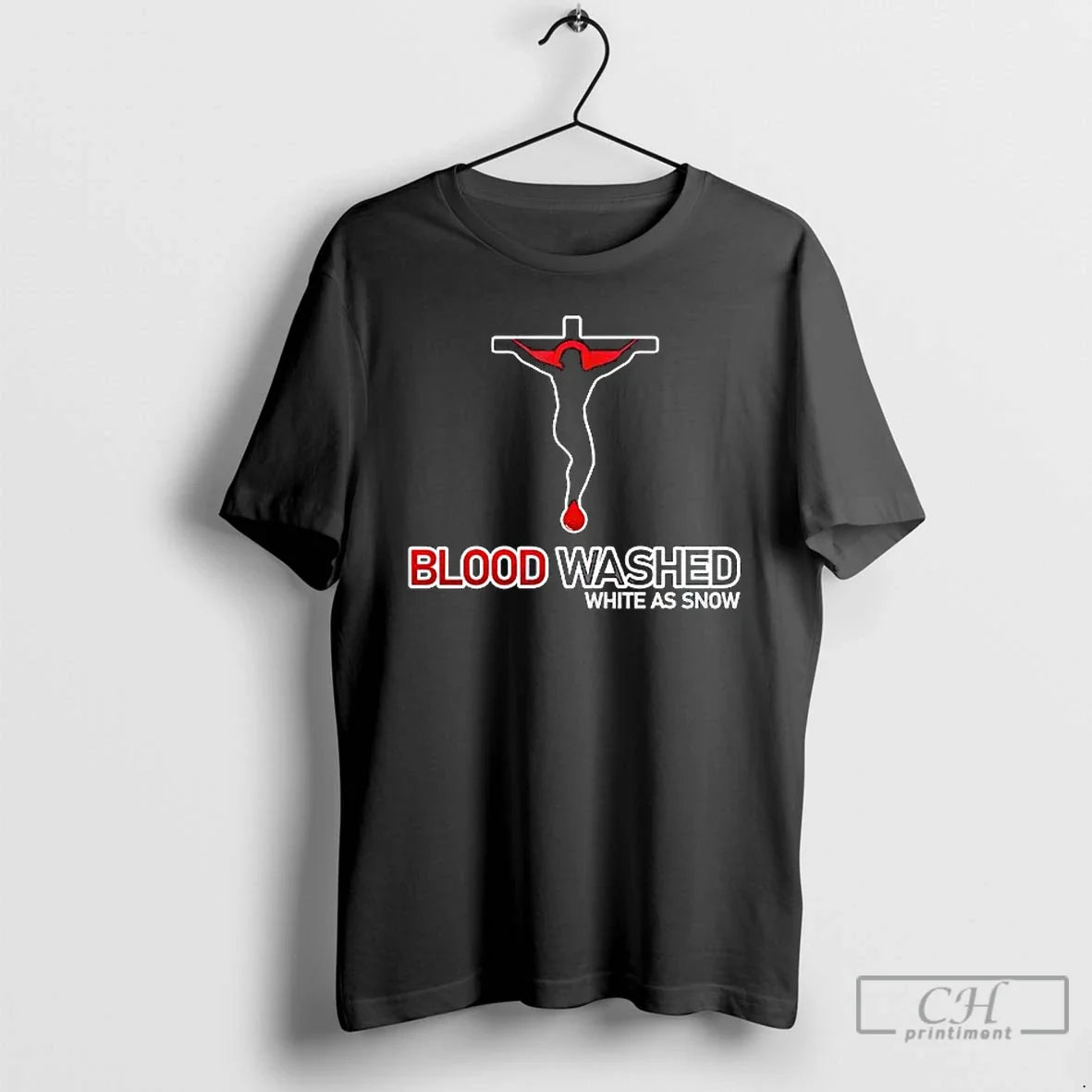 Blood Washed White As Snow - Adult & Kids T-Shirts, Sweatshirts & Hoodies apparel design preview 1