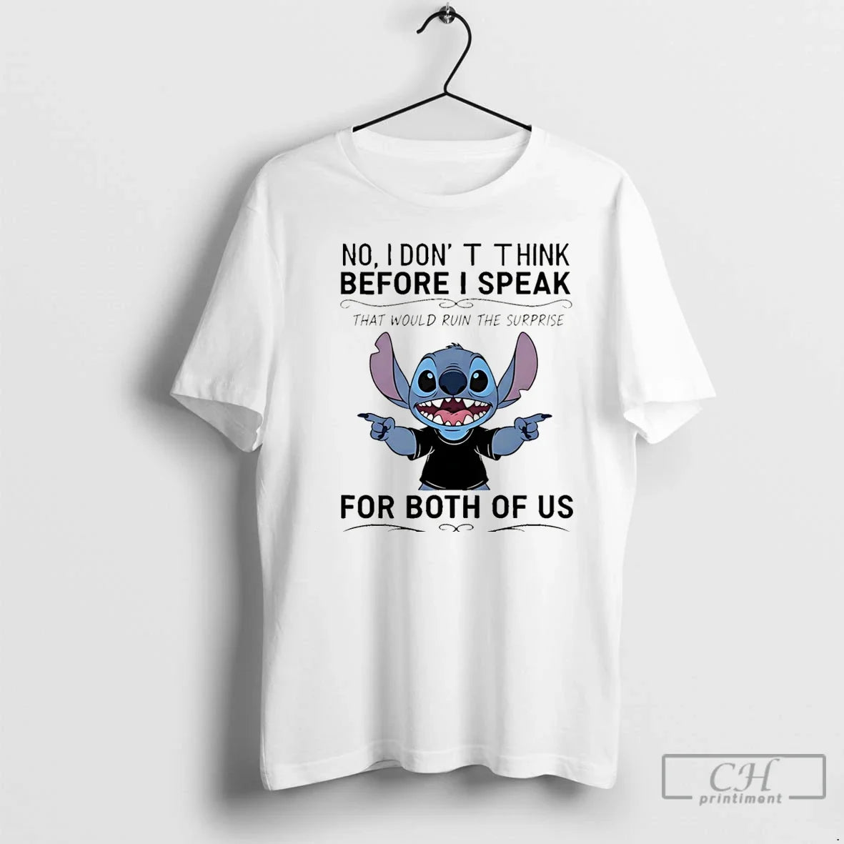 Bluey No I Dont Think Before Speak That Would Ruin - Adult & Kids T-Shirts, Sweatshirts & Hoodies apparel design preview 1