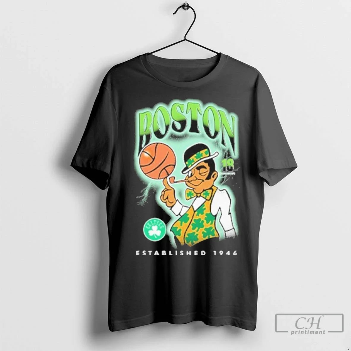 Premium Boston Celtics Established 1946 18 - Adult & Kids T-Shirts, Sweatshirts & Hoodies apparel design preview 1