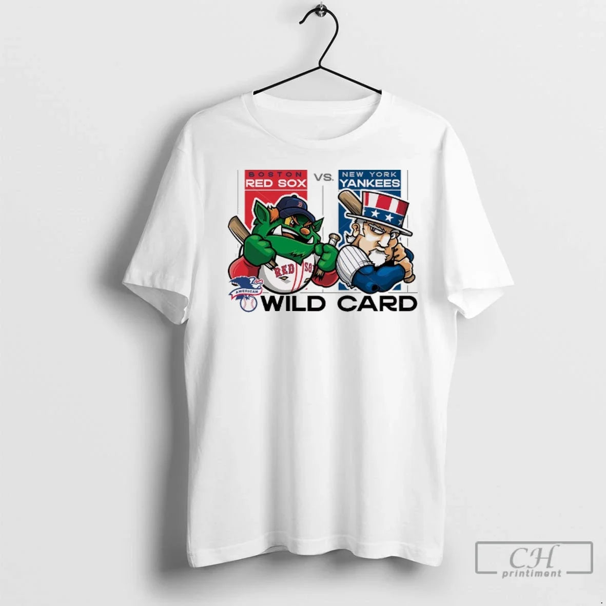 Premium Boston Red Sox Vs New York Yankees 2025 Mlb - Adult & Kids T-Shirts, Sweatshirts & Hoodies apparel design preview 1