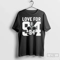Brandon Aubrey Love 94 - Adult & Kids T-Shirts, Sweatshirts & Hoodies apparel design preview 1