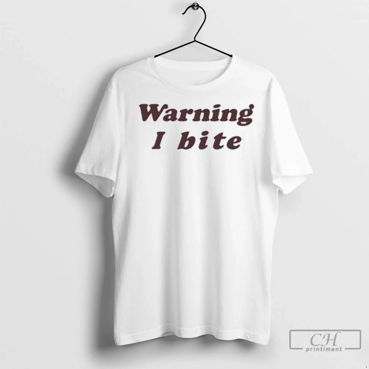 Premium Brooklyn Wearing Warning I Bite Ladies - Adult & Kids T-Shirts, Sweatshirts & Hoodies apparel design preview 1