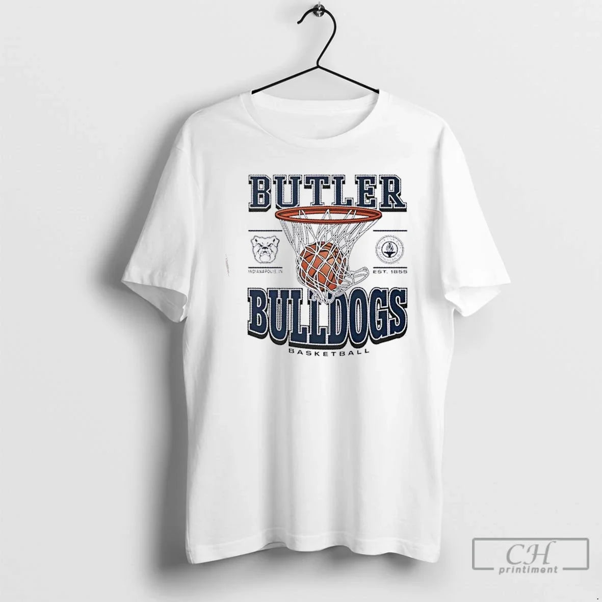 Butler Bulldogs Basketball Game Time Indianapolis Est - Adult & Kids T-Shirts, Sweatshirts & Hoodies apparel design preview 1