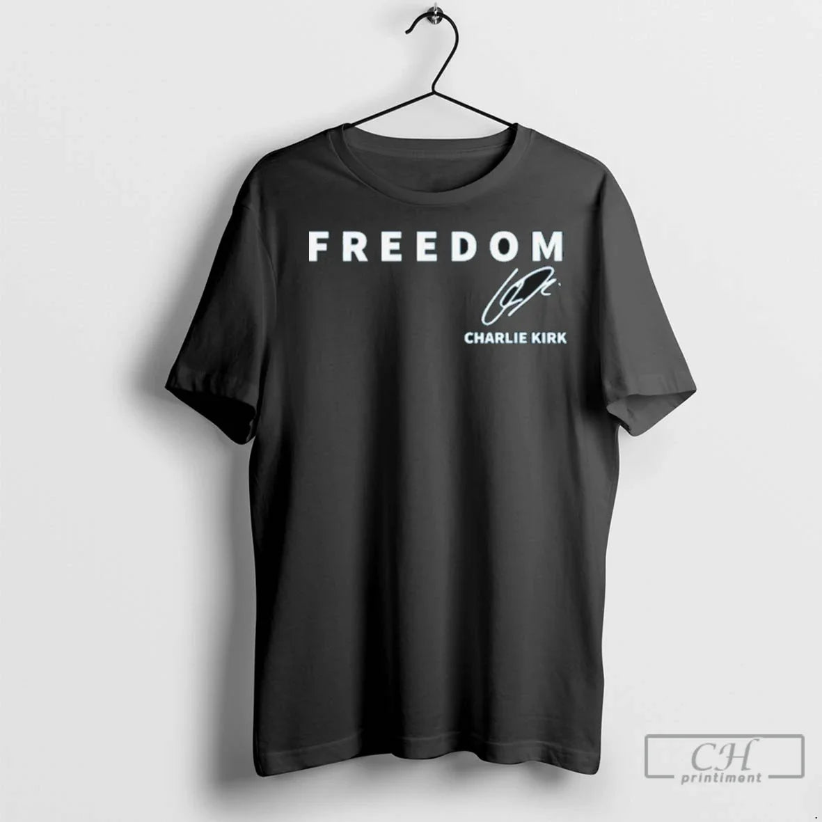 Premium Cassie Clark Freedom Charlie Kirk - Adult & Kids T-Shirts, Sweatshirts & Hoodies apparel design preview 1