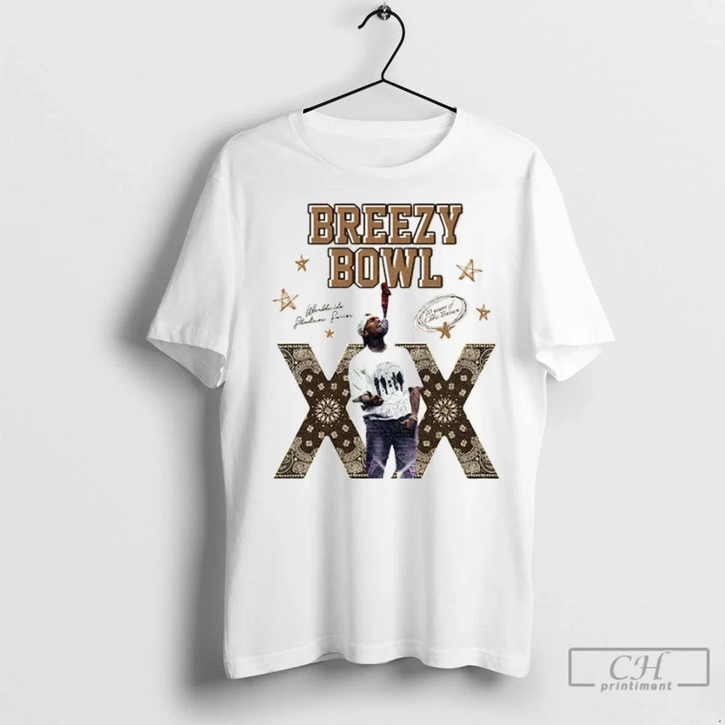 Premium Chris Brown 2025 Breezy Bowl Xx 20 Years - Adult & Kids T-Shirts, Sweatshirts & Hoodies apparel design preview 1