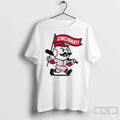 Premium Cincinnati Reds Mr Red Parade 2025 Postseason - Adult & Kids T-Shirts, Sweatshirts & Hoodies apparel design preview 1