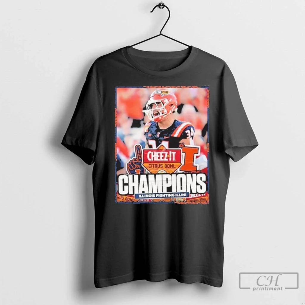 Premium Citrus Bowl Illinois Fighting Illini Win - Adult & Kids T-Shirts, Sweatshirts & Hoodies apparel design preview 1