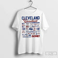 Premium Cleveland Baseball History Collage Away Back - Adult & Kids T-Shirts, Sweatshirts & Hoodies apparel design preview 1