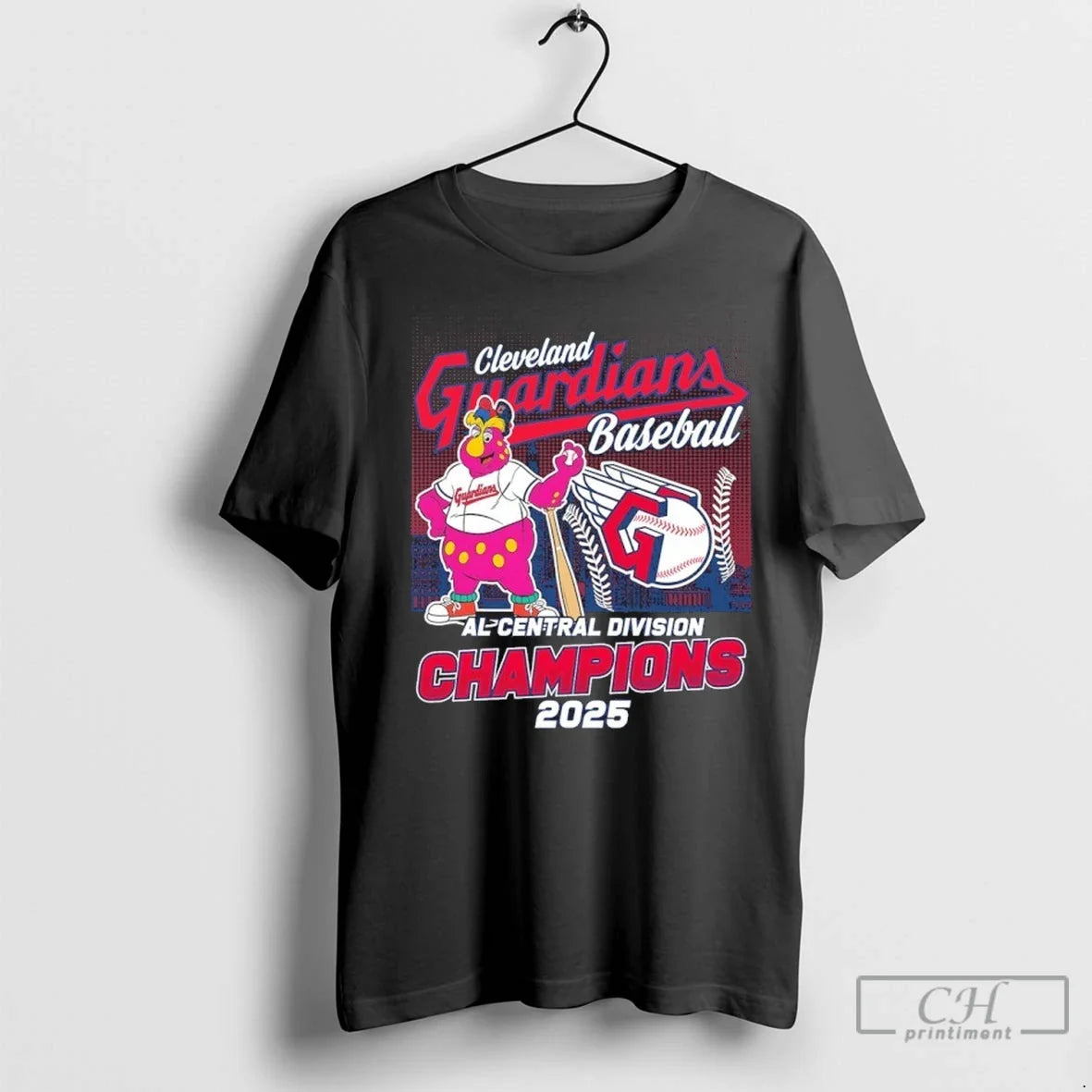 Premium Cleveland Guardians Mascot Baseball Al - Adult & Kids T-Shirts, Sweatshirts & Hoodies apparel design preview 1
