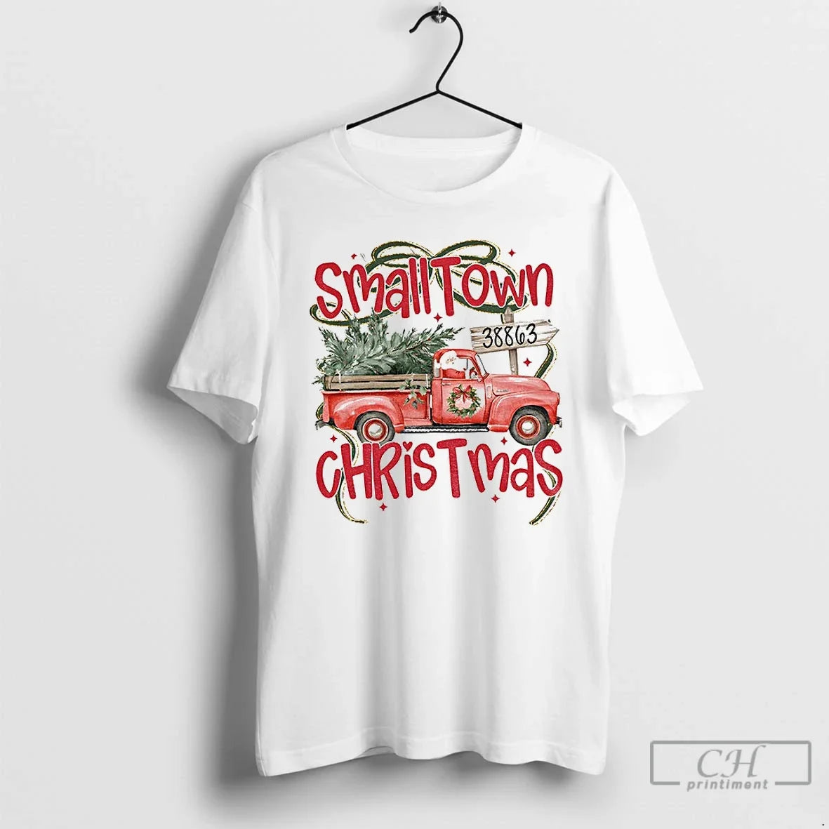 Coquette Tree Truck Small Town 2025 - Adult & Kids T-Shirts, Sweatshirts & Hoodies apparel design preview 1