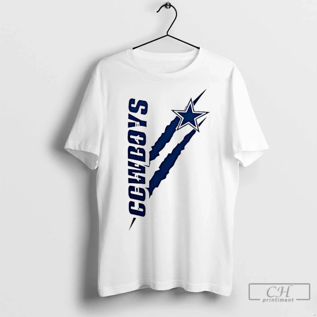 Premium Cowboys Color Scratch Design - Adult & Kids T-Shirts, Sweatshirts & Hoodies apparel design preview 1
