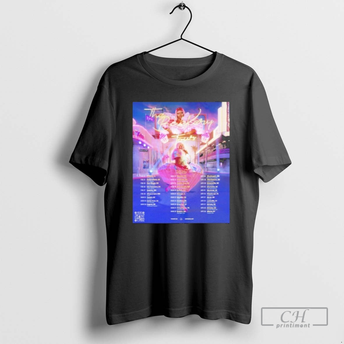 Cupcakke Bakkery Tour 2026 Dates North American - Adult & Kids T-Shirts, Sweatshirts & Hoodies apparel design preview 1