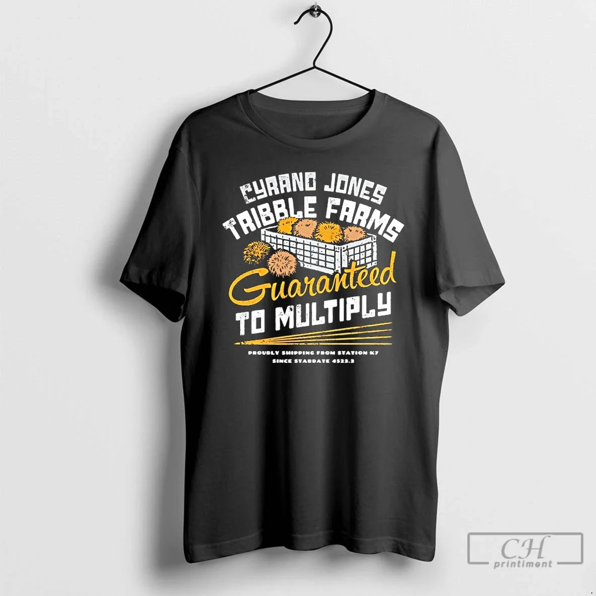 Cyrano Jones Tribble Farms Guaranteed Multiply - Adult & Kids T-Shirts, Sweatshirts & Hoodies apparel design preview 1